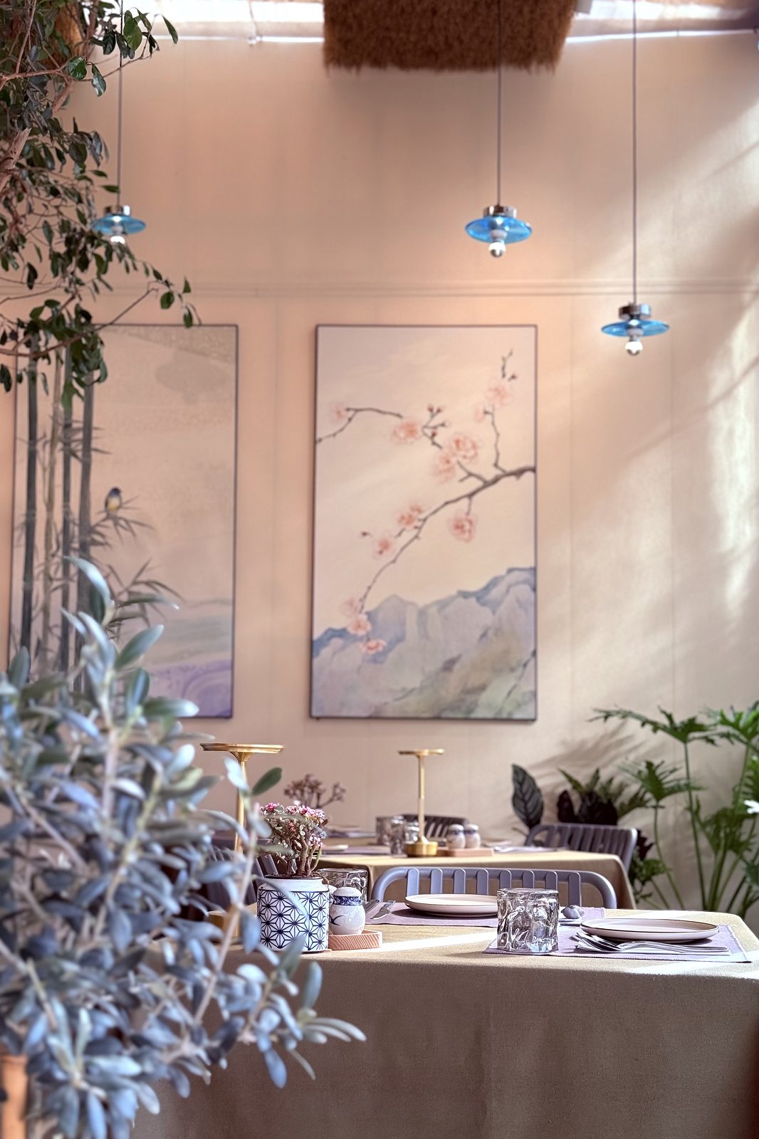 Khu vực ăn sáng tại Le Macaron Garden